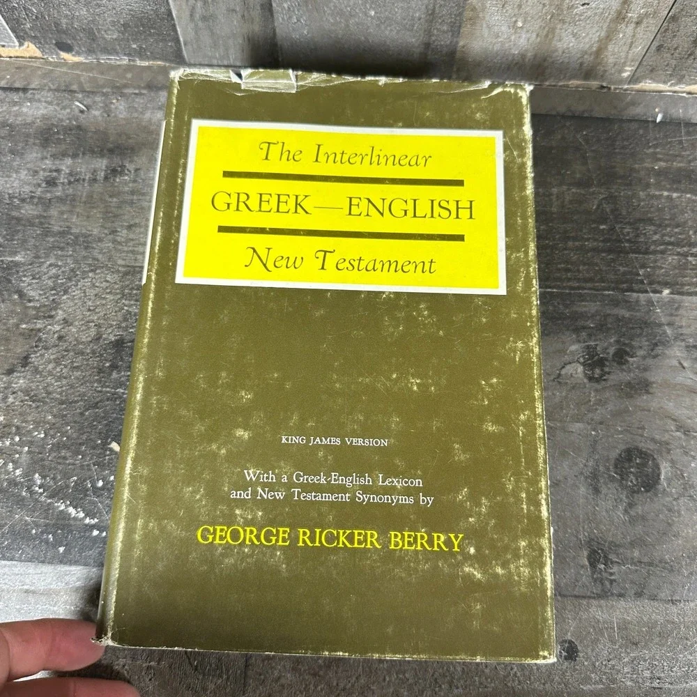 The Interlinear Greek - English New Testament George Ricker Berry Hardcover 1976